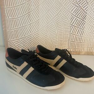 Gola bullet sneakers. Pink, black and cream.